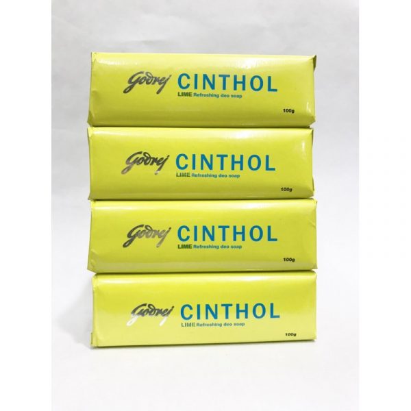 Cinthol Lime Bath Soap 100g ( pack of  4 )
